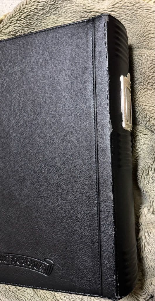 【クロムハーツ】CHプラス ホースシュー レザーバインダー