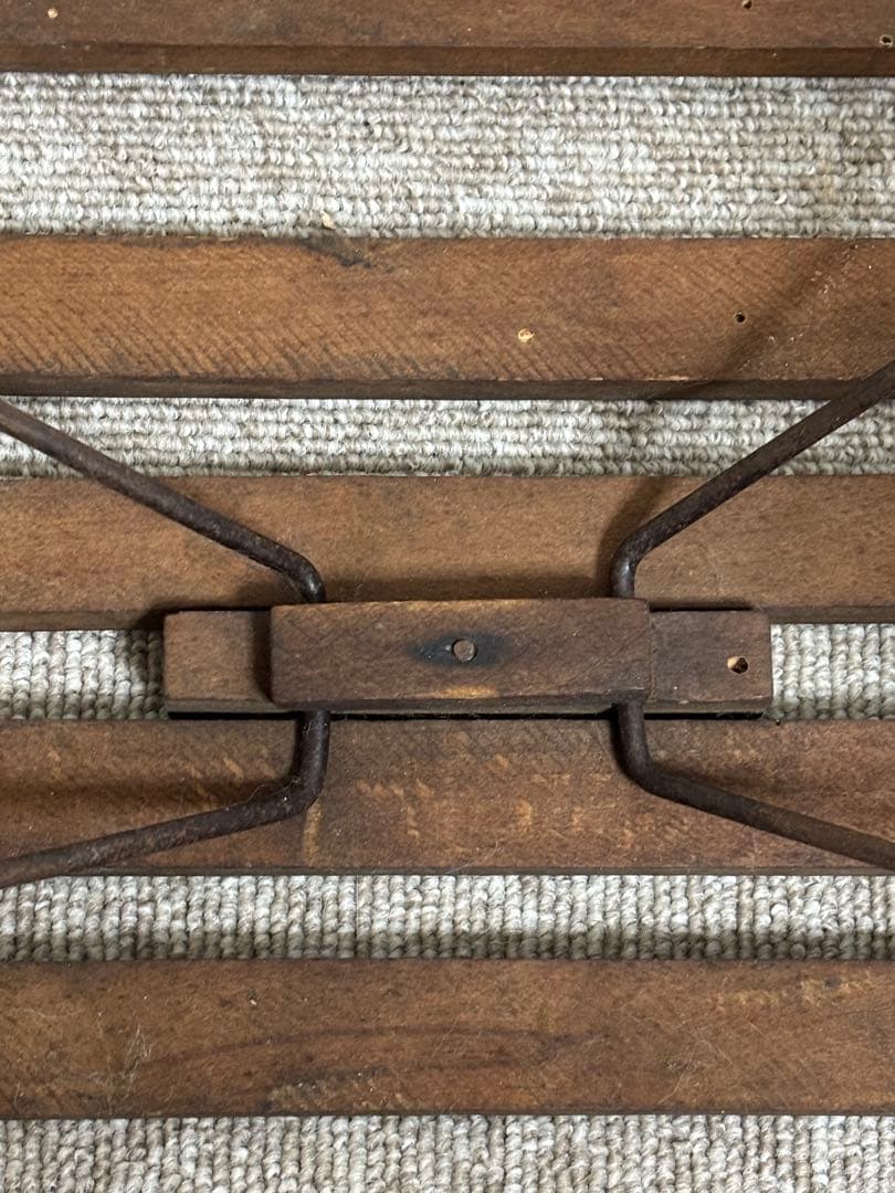 フランス　アンティーク　フォールディングスツール