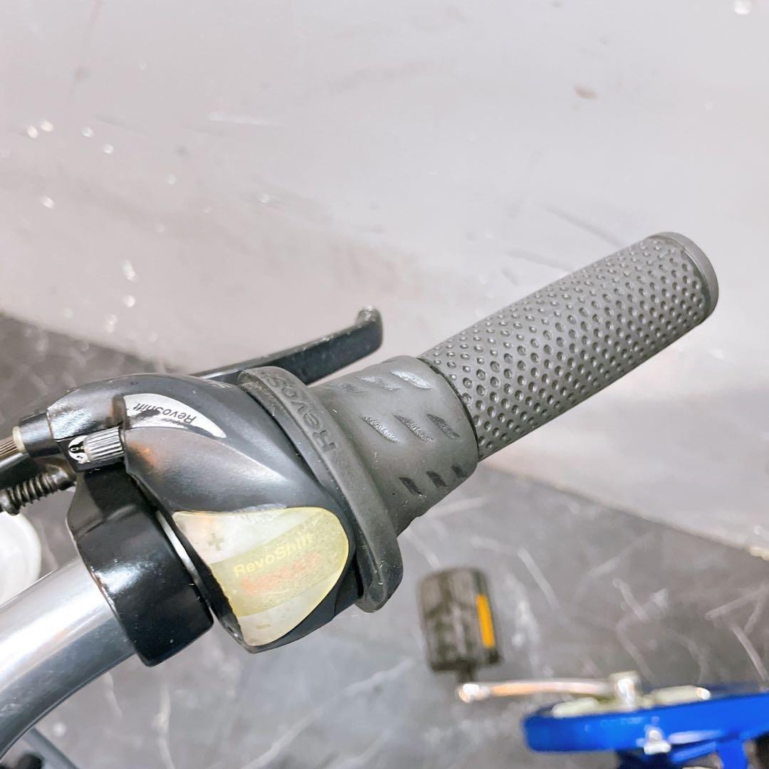 京都配送 鍵付き価格【924】《関西子供用自転車 パナソニック Zion ブルー