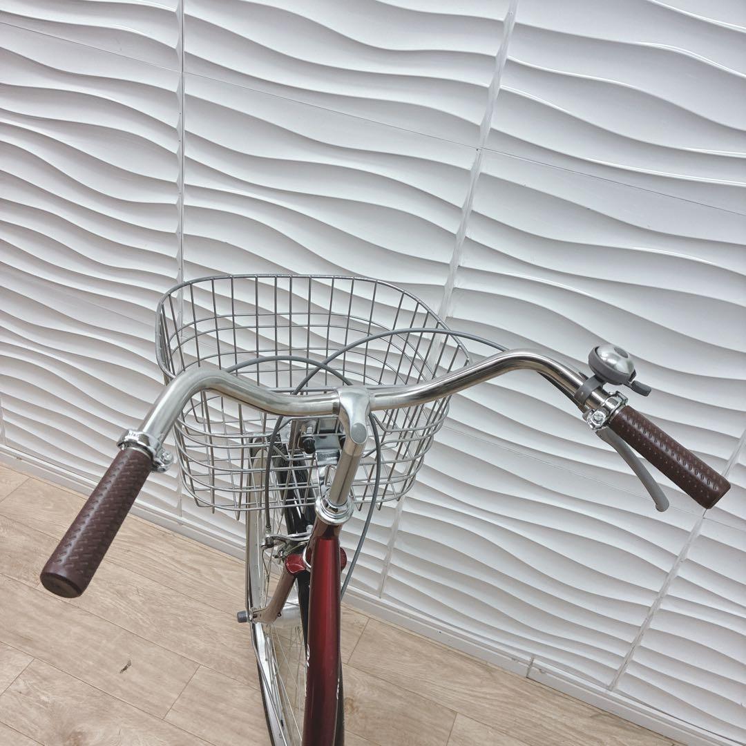 ◇シティサイクル◇ママチャリ◇24インチ◇レッド◇大阪兵庫京都奈良滋賀和歌山◇