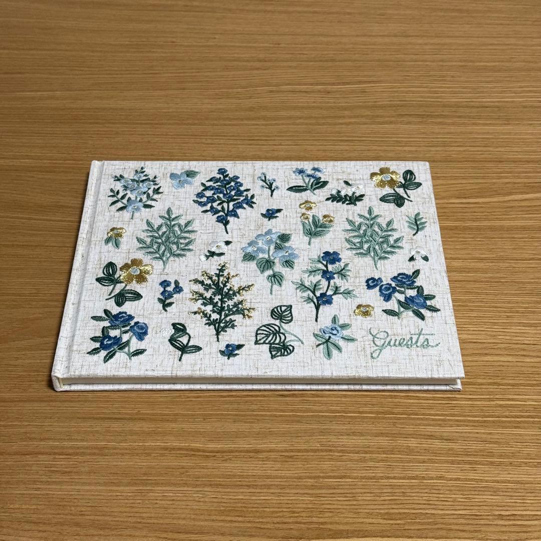 Guests 花柄刺繍ノート A5サイズ