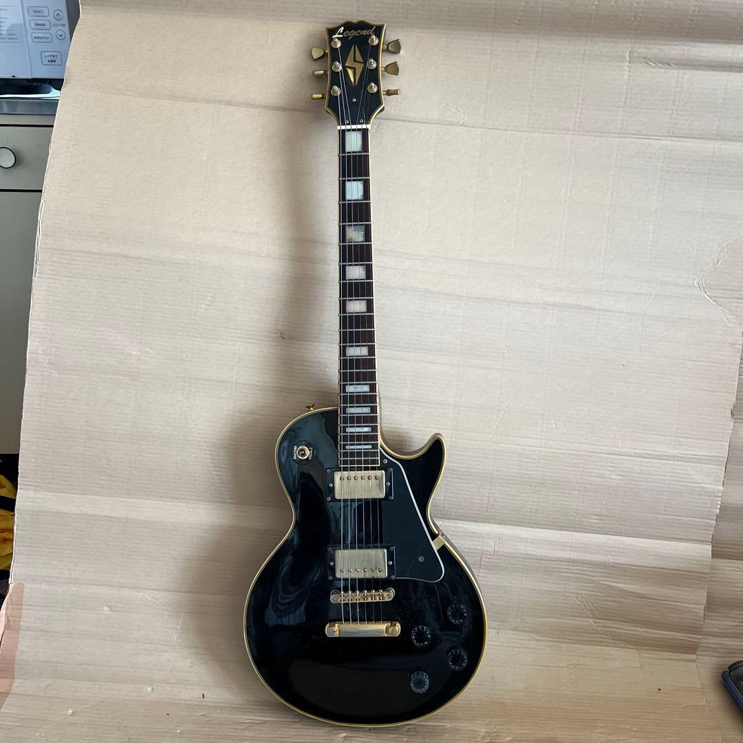 Legend ブラック エレキギター レスポールスタイル