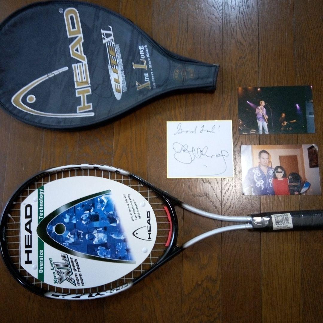 b*e様 HEAD テニスラケット サイン入り　ジョンマッケンロー 希少な生写真