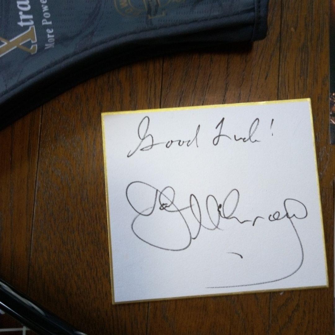 b*e様 HEAD テニスラケット サイン入り　ジョンマッケンロー 希少な生写真