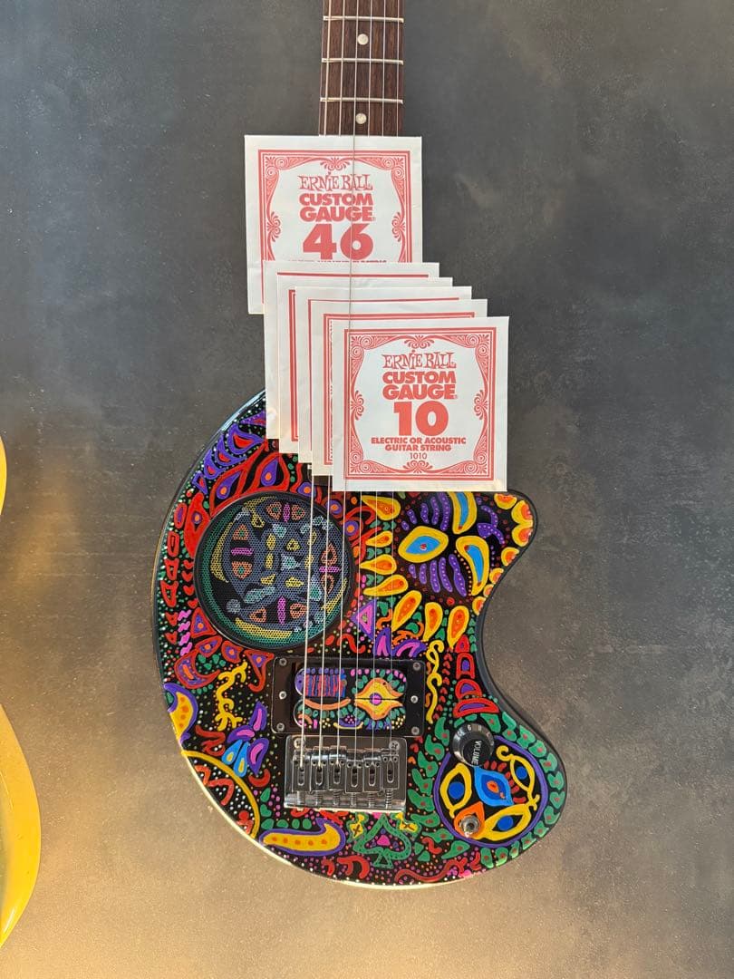 ち*く様 FERNANDES ZO-3 hideサイケペイント　ミニギター