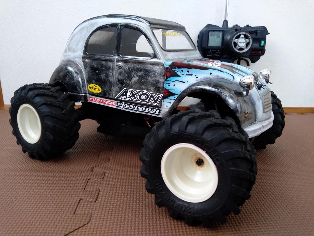 京商1/10GPオフロードカー シトロエン2CVボディ付き エンジンカー