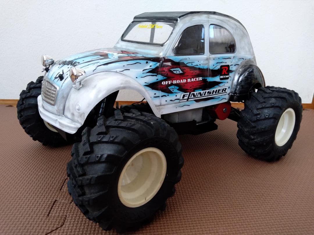 京商1/10GPオフロードカー シトロエン2CVボディ付き エンジンカー