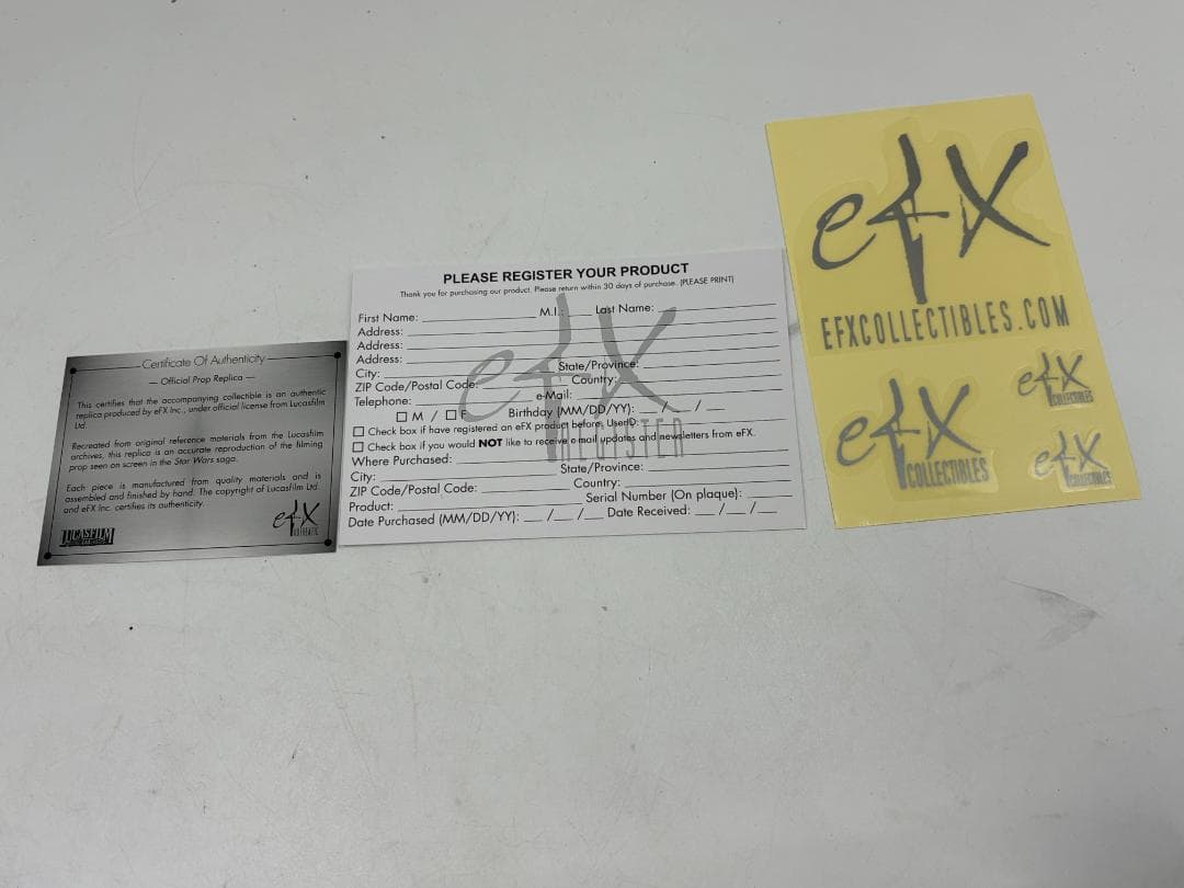 【eFX正規品】スターウォーズ ルーク スタントライトセーバー 1/1 精密