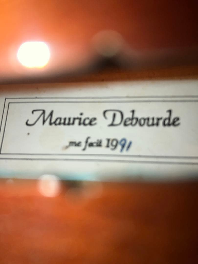Maurice Debourde バイオリン 4/4サイズ1991年製