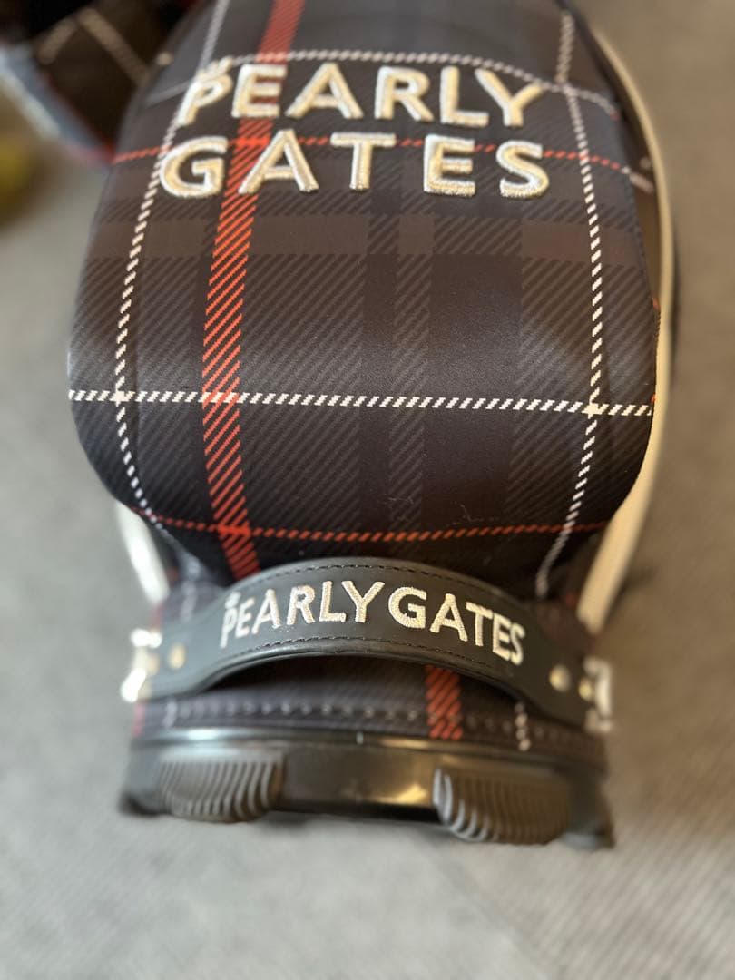 PEARLY GATES チェック柄キャディバッグ 原英莉花　限定品
