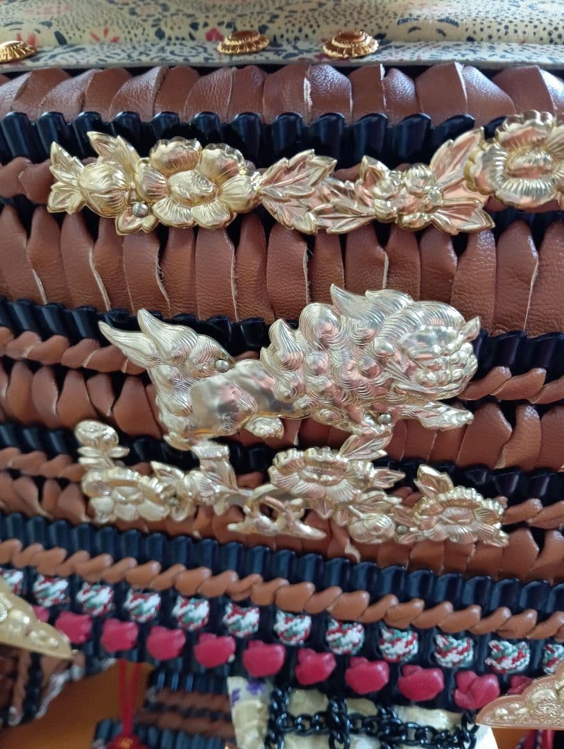 端午の節句大型サイズ全長９８センチサイズ鎌倉時代作風昭和後期鎧兜飾り置物