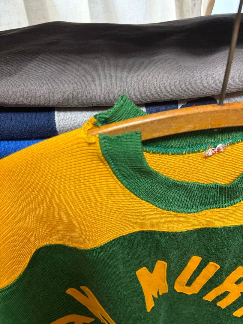50s~60s フットボールシャツ DAN MURPHY 42 レーヨン