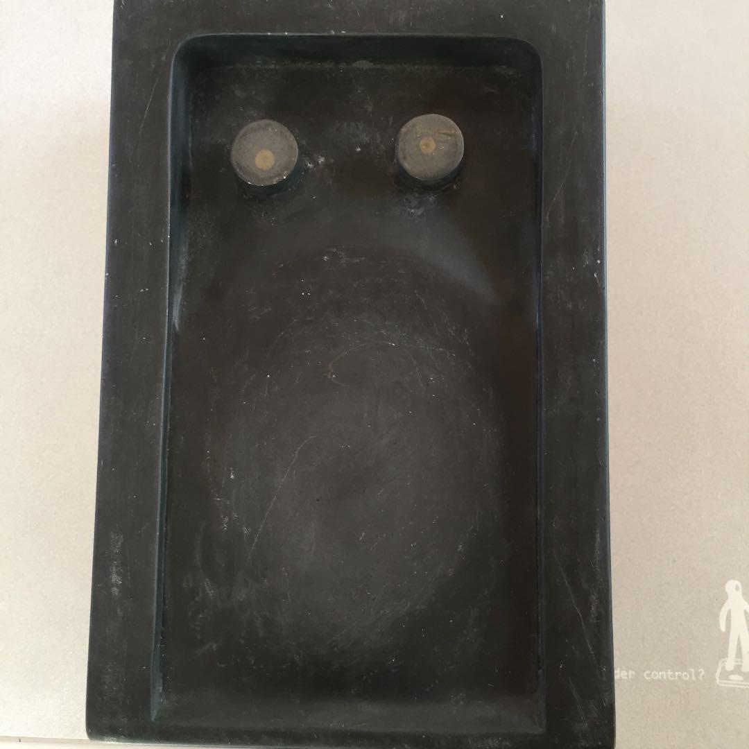 硯 中国端渓 太史硯 (北斗七星) 眼柱11個　鑑賞石