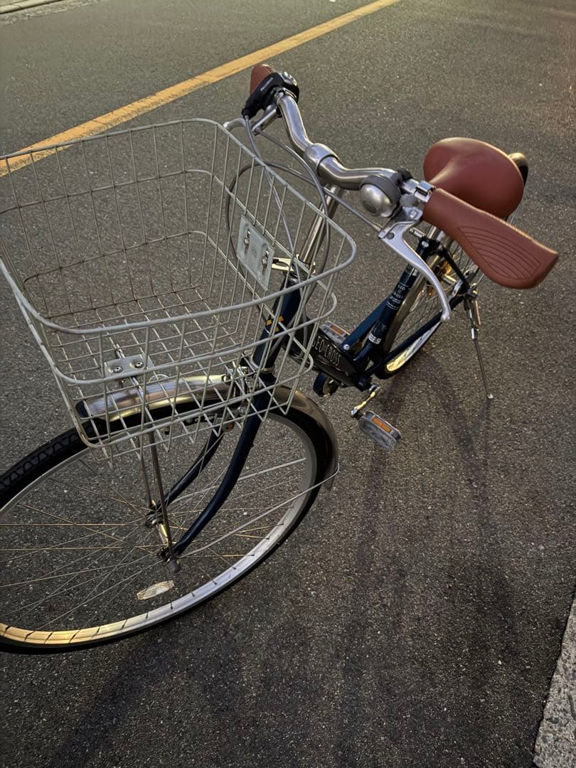 154 自転車 大阪市 【引取り限定】 27インチ 美品 変速付き