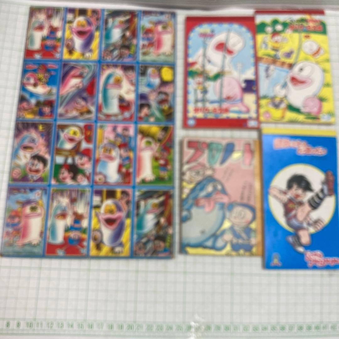 1970年代藤子不二雄のオバケのQ太郎のメモ帳２冊と面子ハットリくん国松5種類