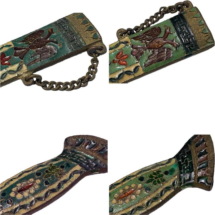 真鍮製 SOLID BRASS 真鍮無垢 フランス 80年代 ペーパーナイフ