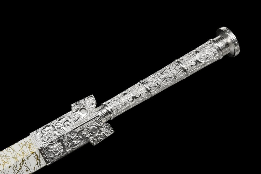 刃長77cm 漢剣・模造刀・模擬刀 練習 中華武術 武具【品名】：『氷鸞剣二代』