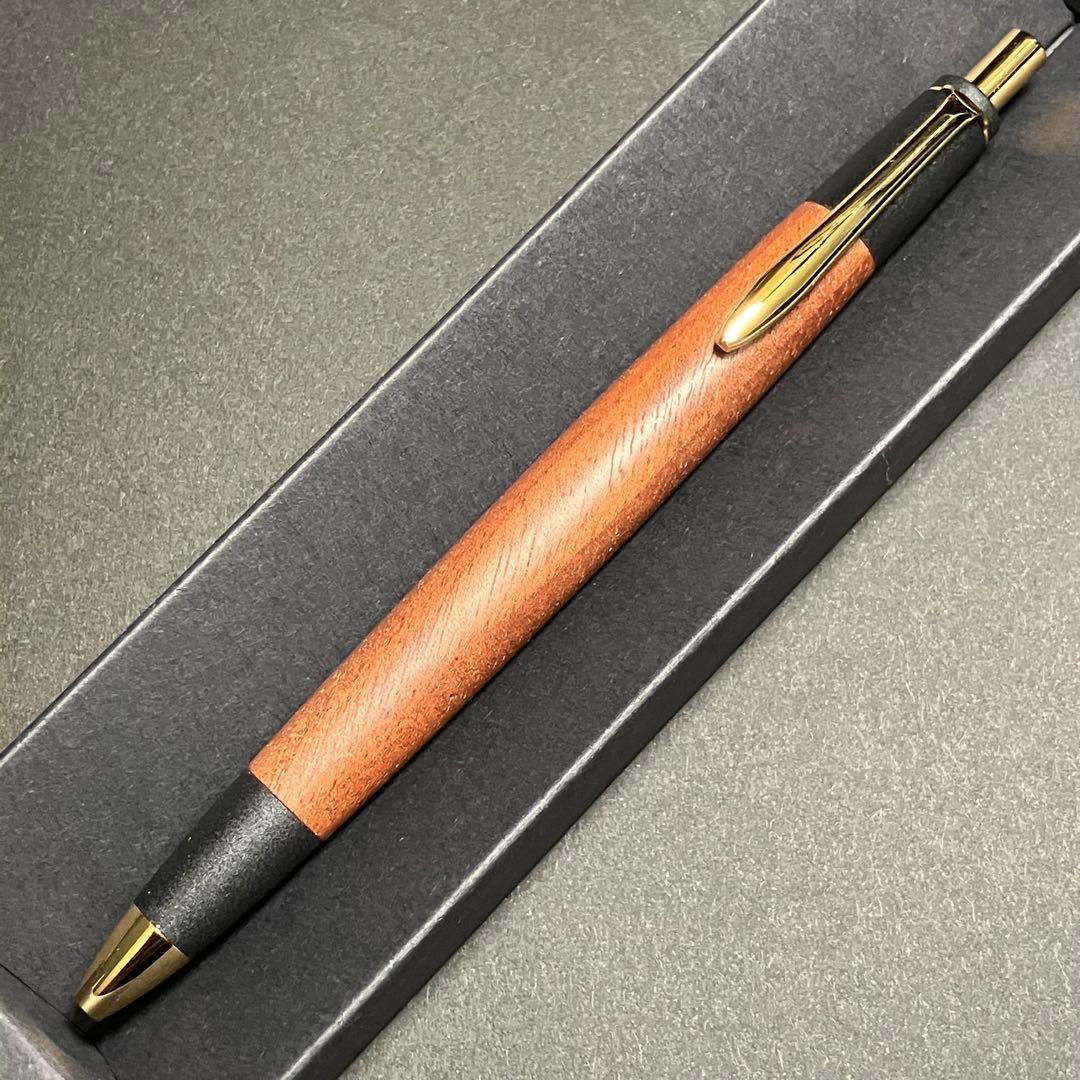 ボナンペン アンティークキューバンマホガニー ボールペン 真鍮金具