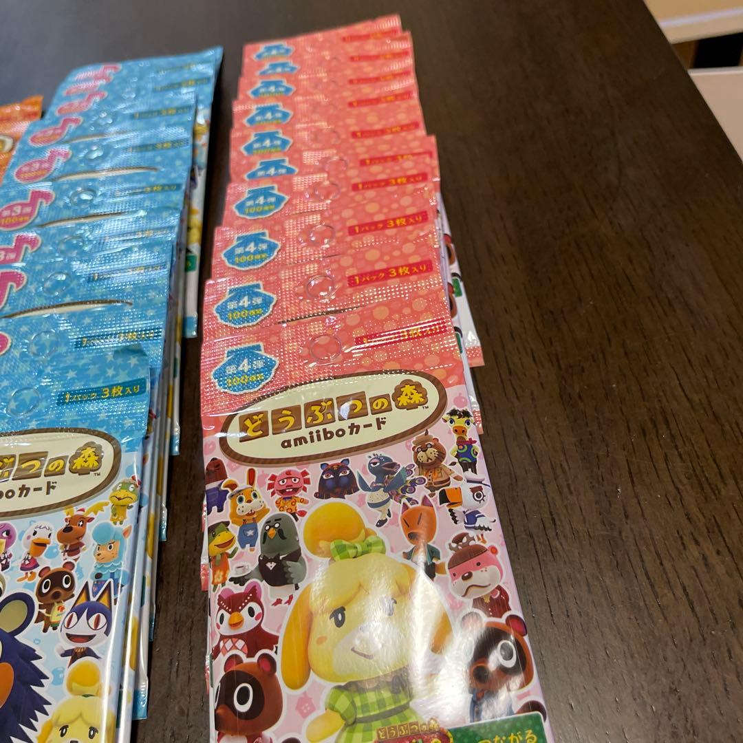 あつまれどうぶつの森 amiiboカード とび森＋第1〜4弾 34パック　未開封