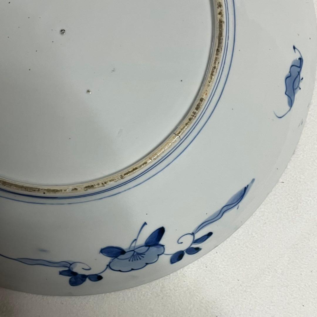 悲劇の精磁会社/大皿/明治伊万里/有田焼/￼径36cm