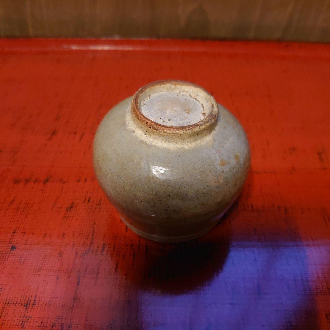 李朝小壺 三島 塩笥