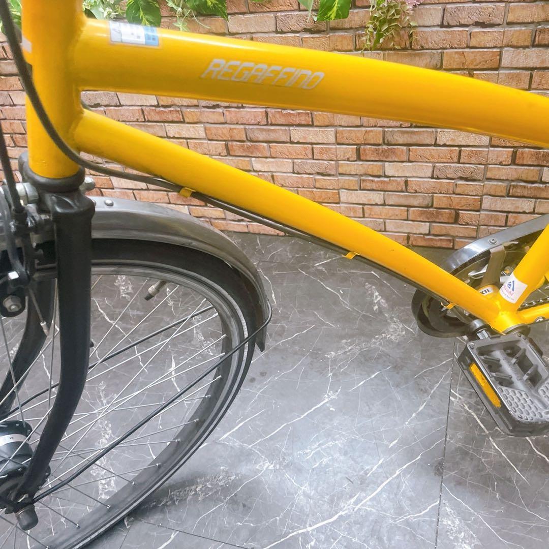 引き取り価格【52】一般車 シティー車 REGAFFINO イエロー 26インチ