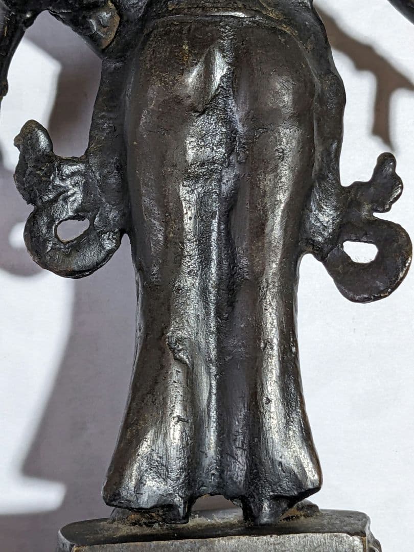 ♦中国仏教 古玩 古美術品 仏像 唐金 釈迦 千手観音菩薩 立像 置物 骨董品