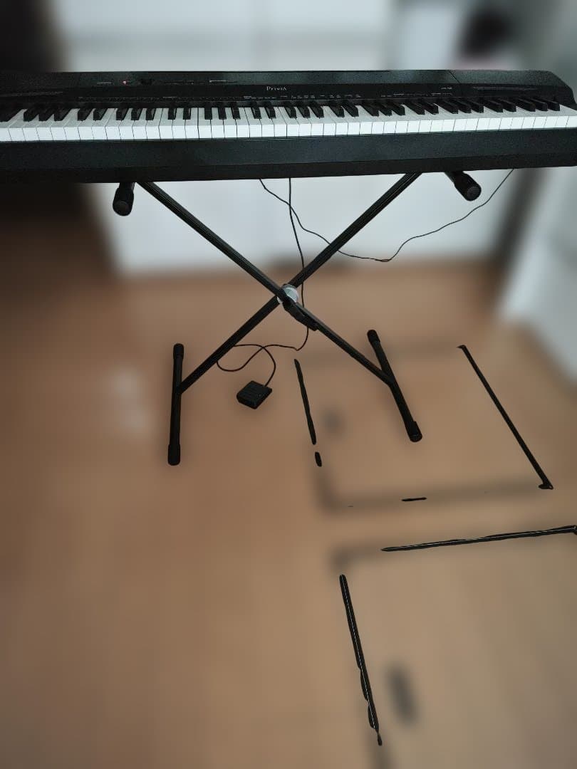 CASIO Privia PX-160 電子ピアノ ケース・スタンド・台車付