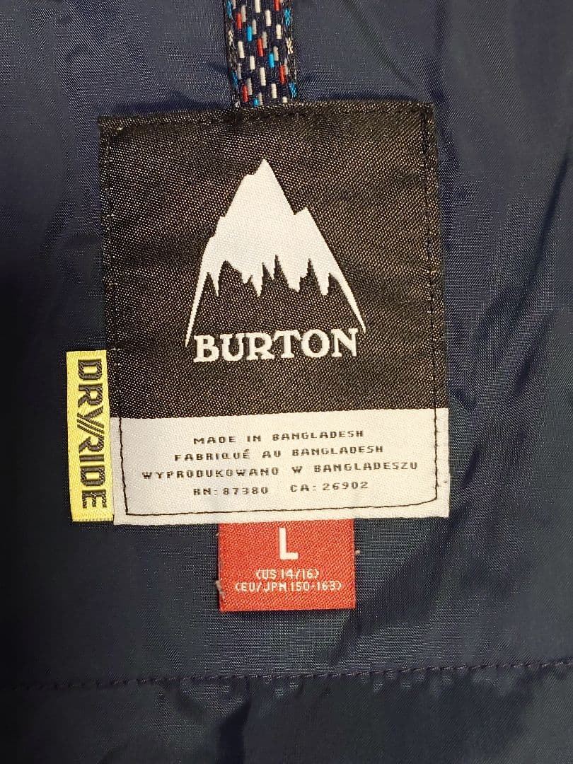 BURTON、QUIKSILVER 子ども用スノボ、スキーウェア 150-160