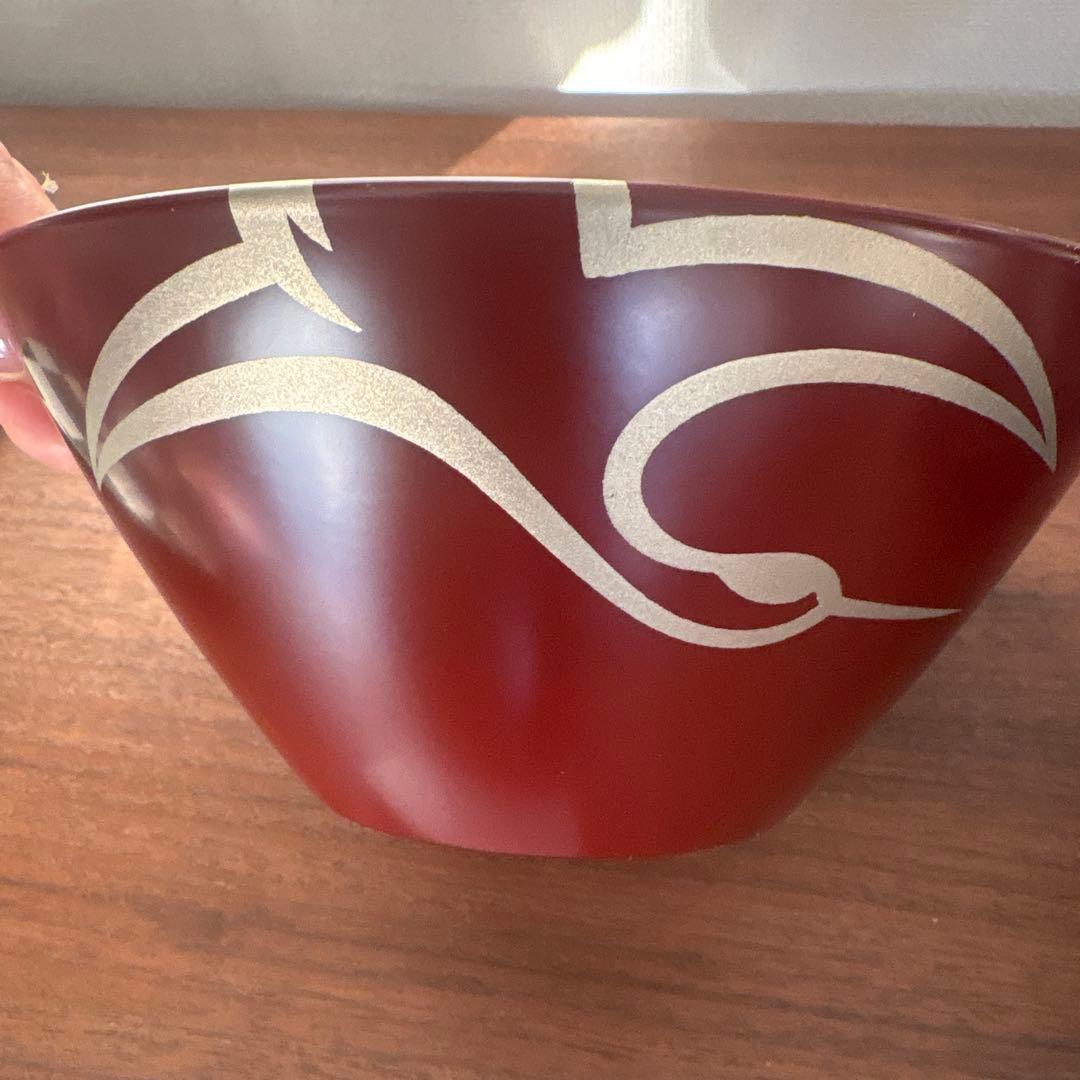 山田平安堂　漆器　寿恵平鉢　鶴亀ペア