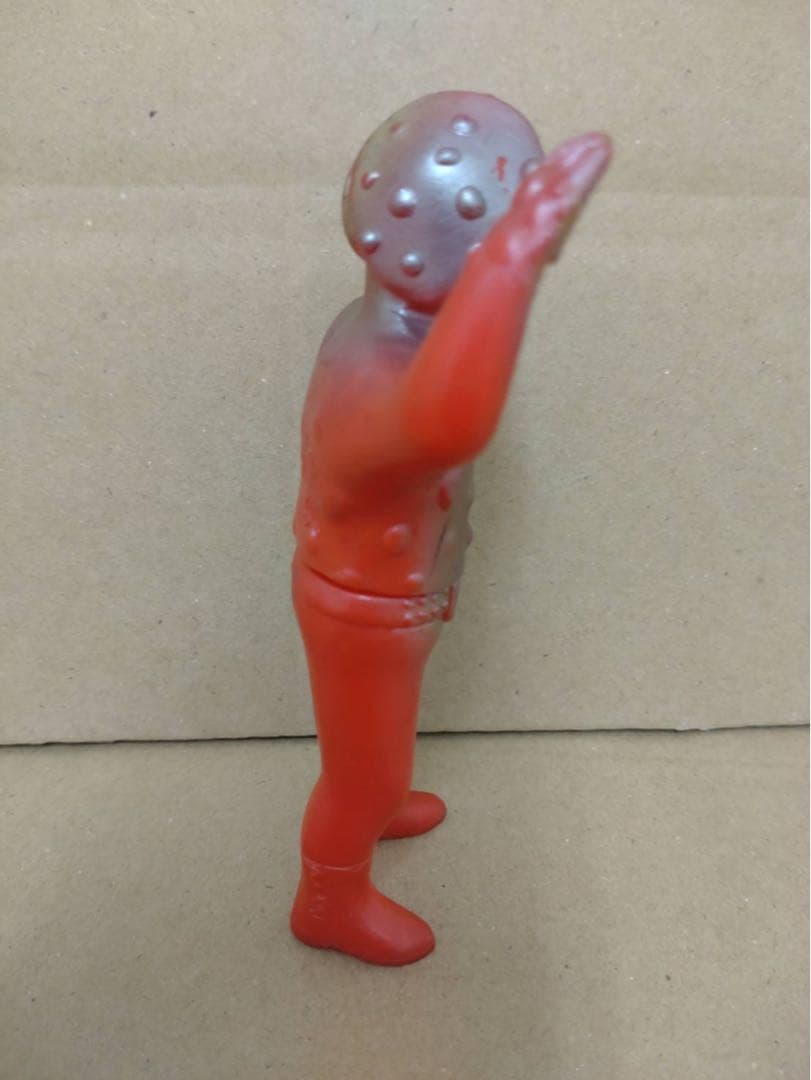 貴重・当時物　仮面ライダー　キノコモルグ　ミニソフビ　珍色　旧バンダイ