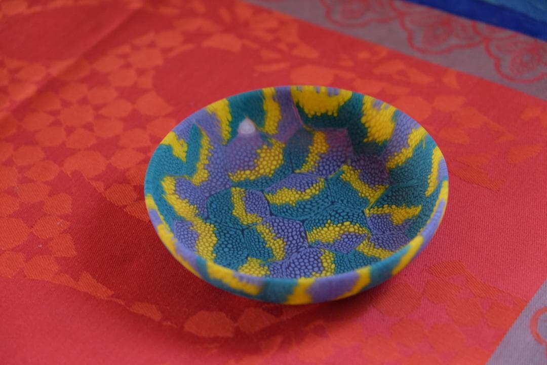 ベネチアンガラス ミルフィオリ プレート ムラノガラス ムリーニ 検/江波冨士子