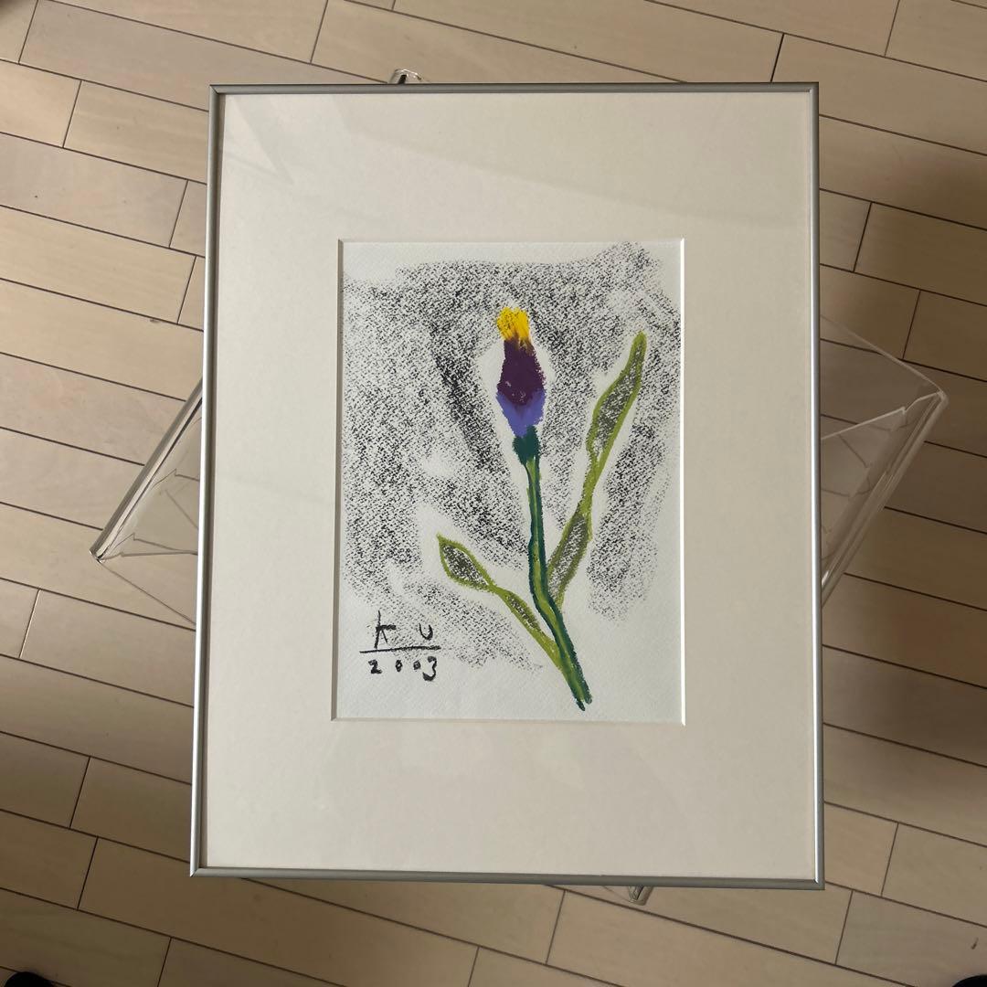 希少 黒田征太郎 絵画 セット フラワー 花 イラスト 原画 ブルータス