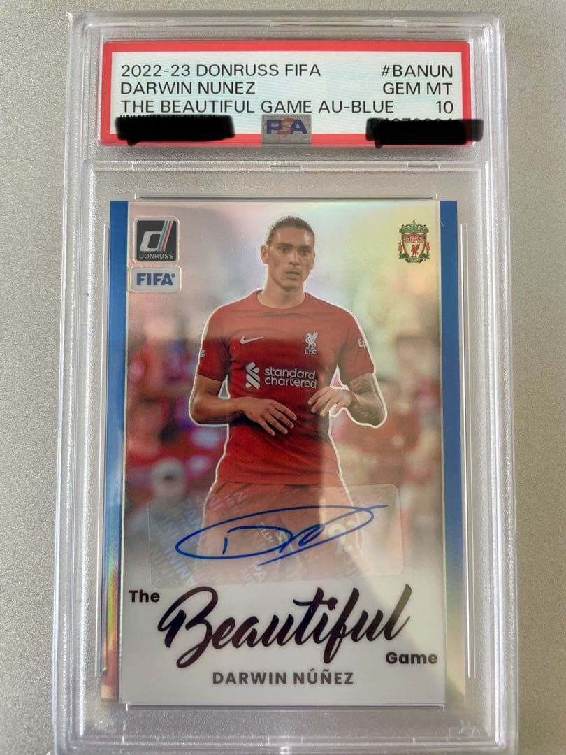 ヌニュス　panini donruss 49枚限定　直筆サイン