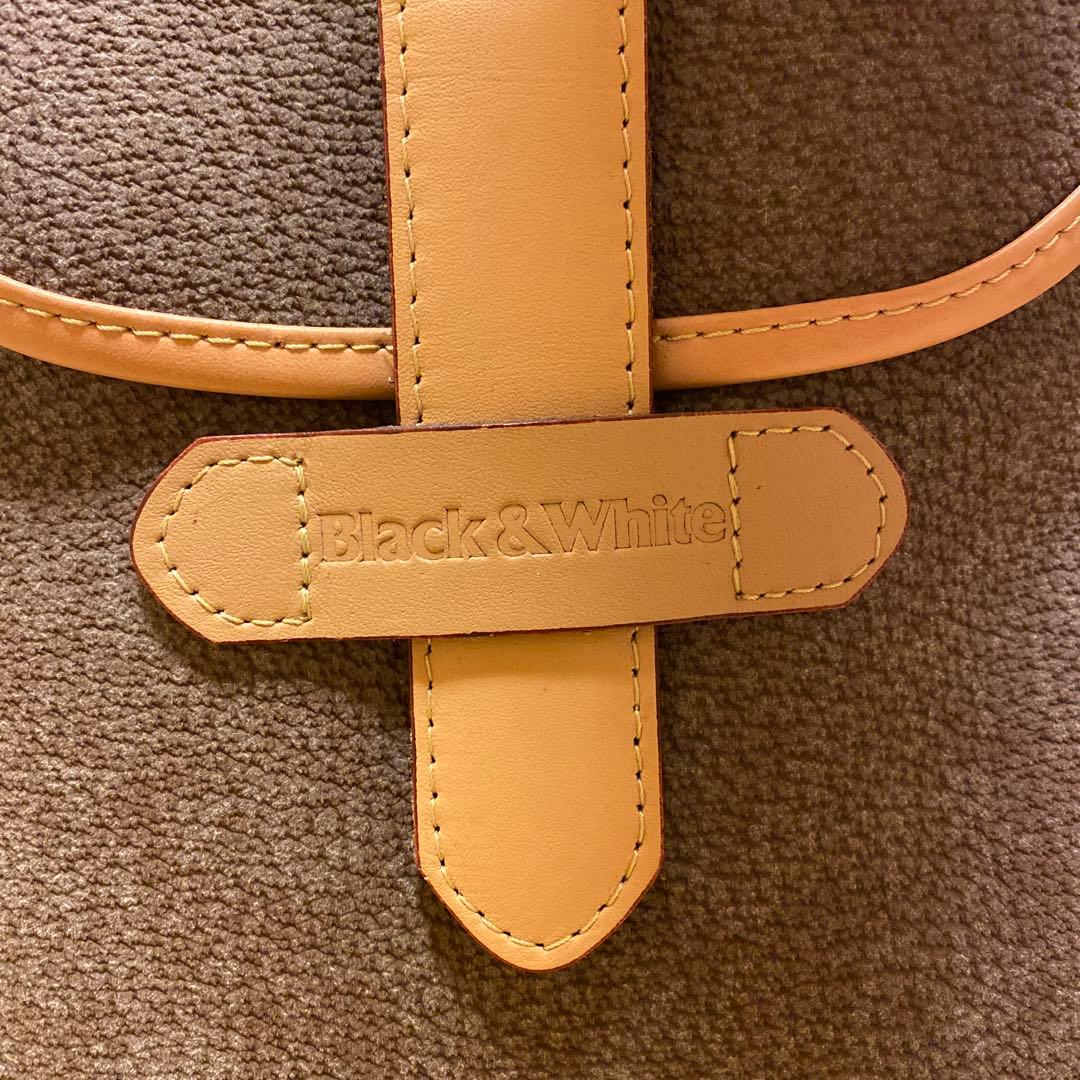 【希少】【美品】BLACK&WHITE キャディバッグ