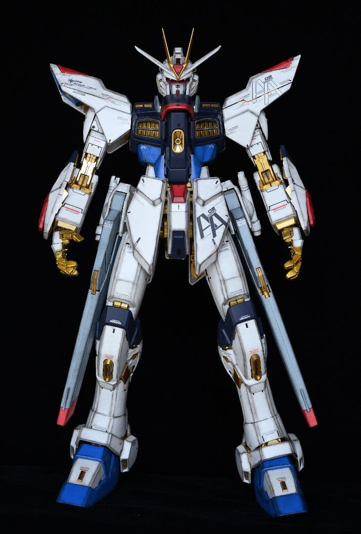 完成品PGストライクフリーダムガンダム/エアブラシ部分塗装・パステルシャドウ仕上
