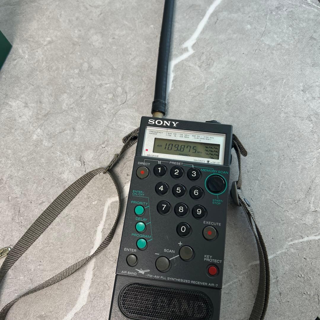受信機 SONY FMAM PLL SYNTHESIZED RECEIVER AIR-7