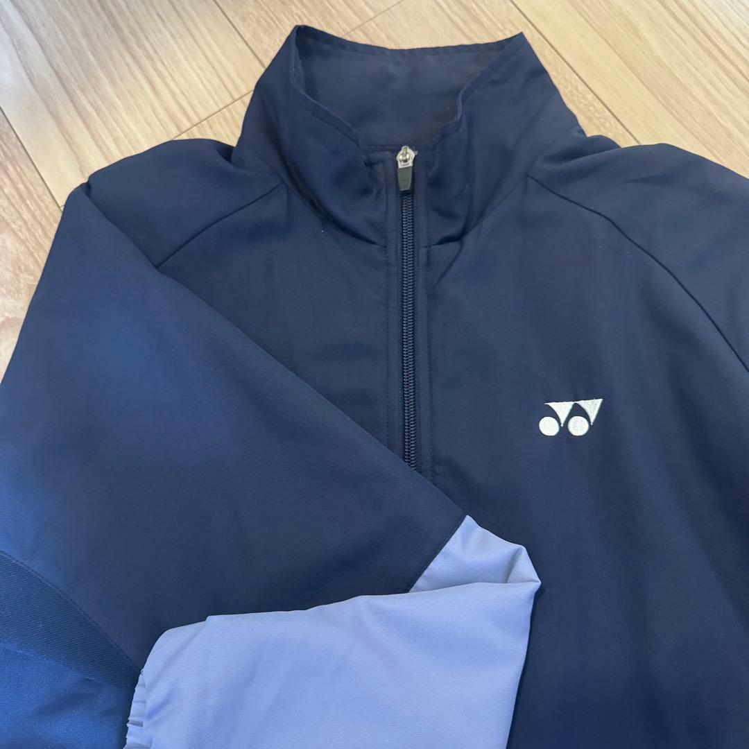 チル 　YONEX ジャケット パンツセット ネイビー/パープル