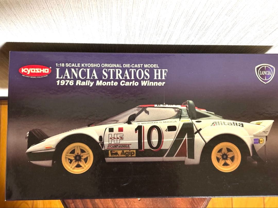 LANCIA STRATOS HF 1976ラリーモンテカルロ優勝仕様ミニカー
