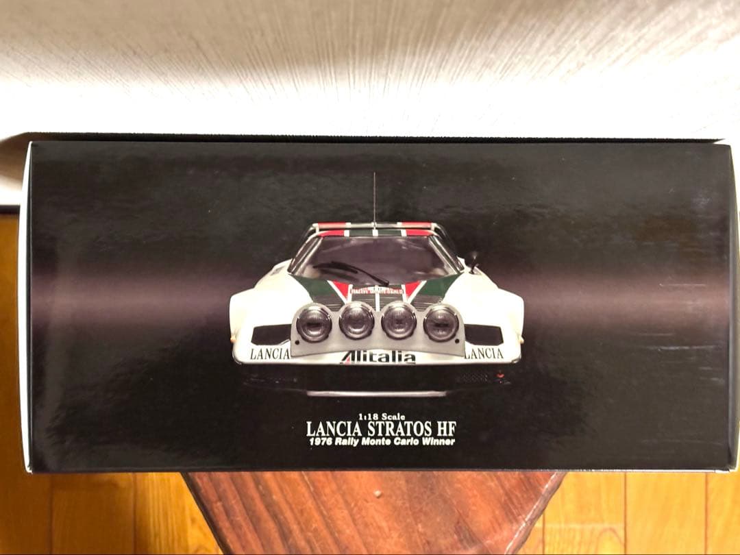 LANCIA STRATOS HF 1976ラリーモンテカルロ優勝仕様ミニカー