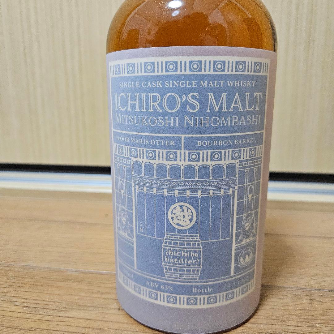 イチローズモルト秩父　日本橋三越本店ラベル.
