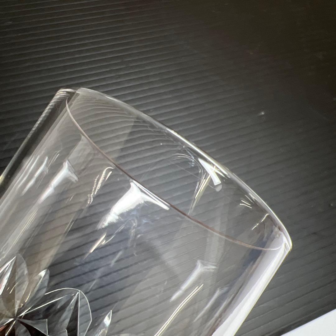 激レア品　バカラ手彫切子カットグラス5客　共箱　東Y7-0918⭐︎1Fトニウサ
