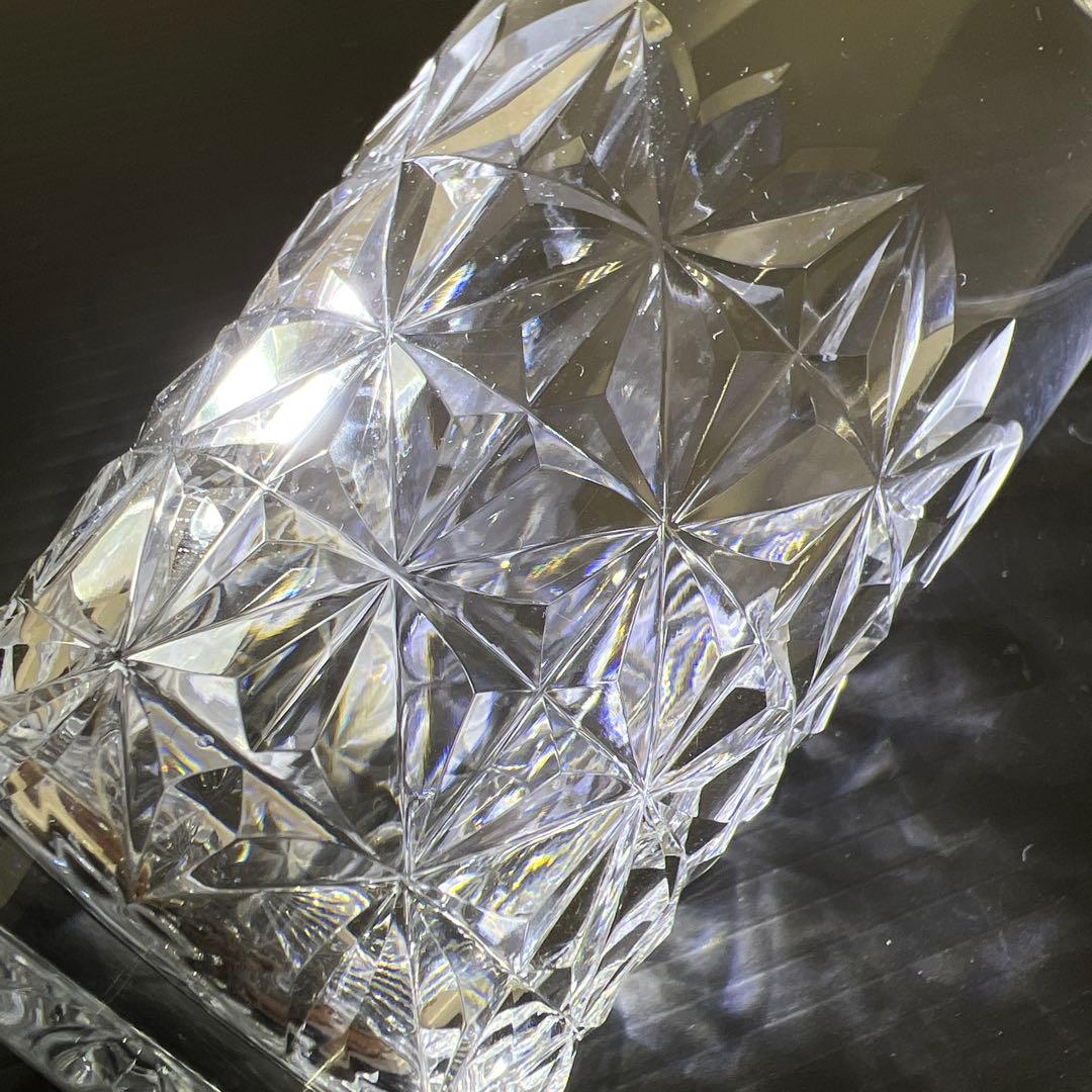 激レア品　バカラ手彫切子カットグラス5客　共箱　東Y7-0918⭐︎1Fトニウサ