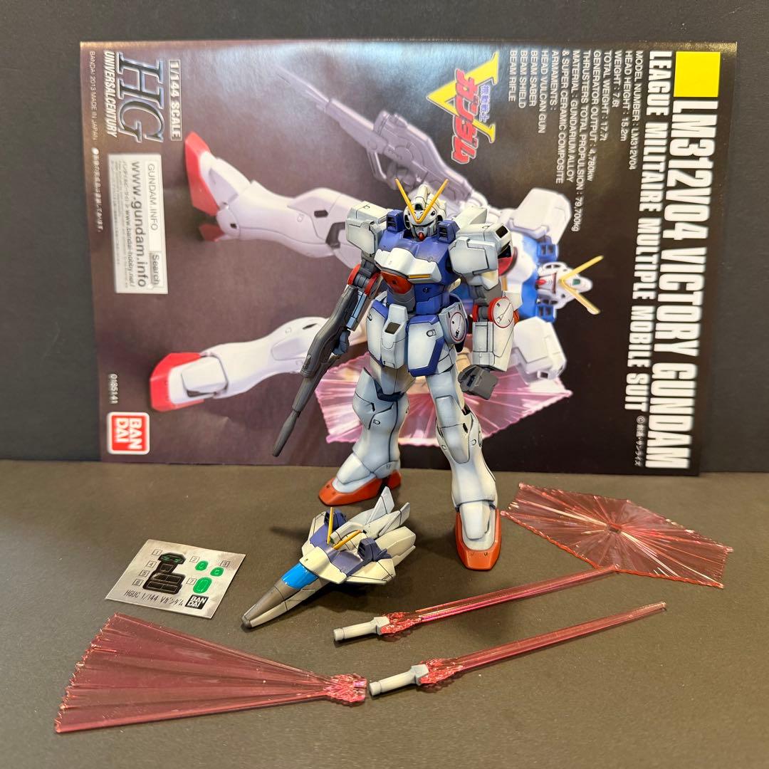 HG 1/144 ヴィクトリーガンダム 塗装済 完成品