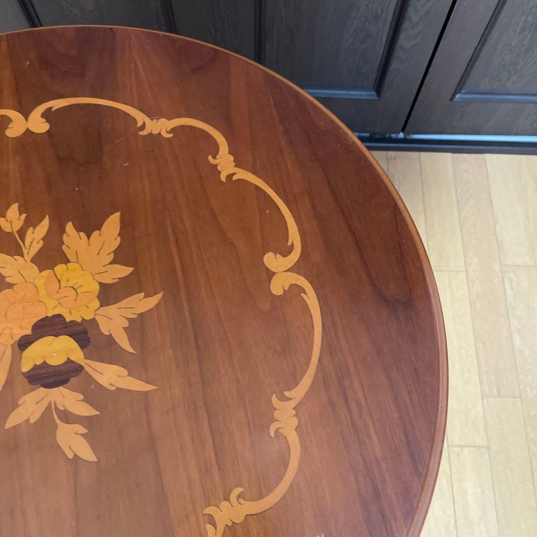 ①【条件あり】イタリア製　アンティーク　ダイニングテーブル