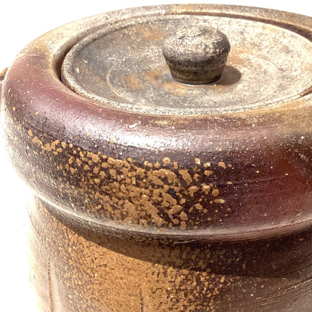 伊勢崎満作　備前水指