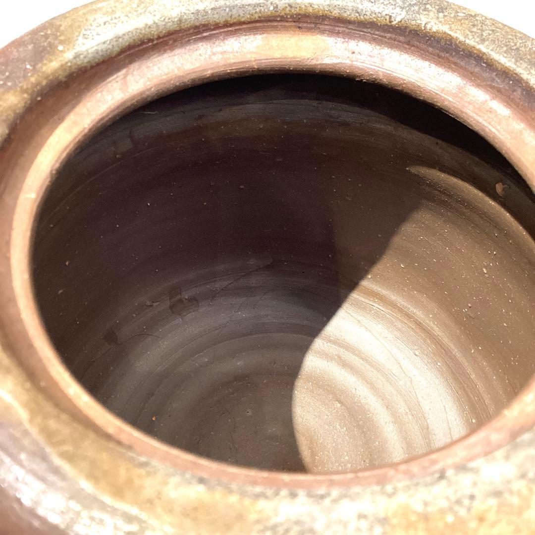 伊勢崎満作　備前水指