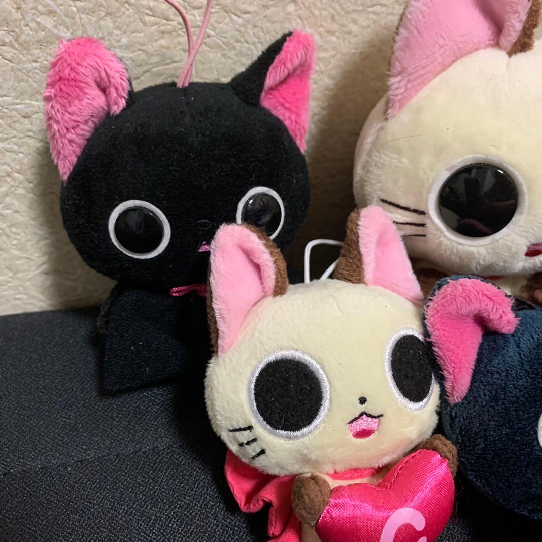 にゃんぱいあ　ぬいぐるみ マスコット 6点セット