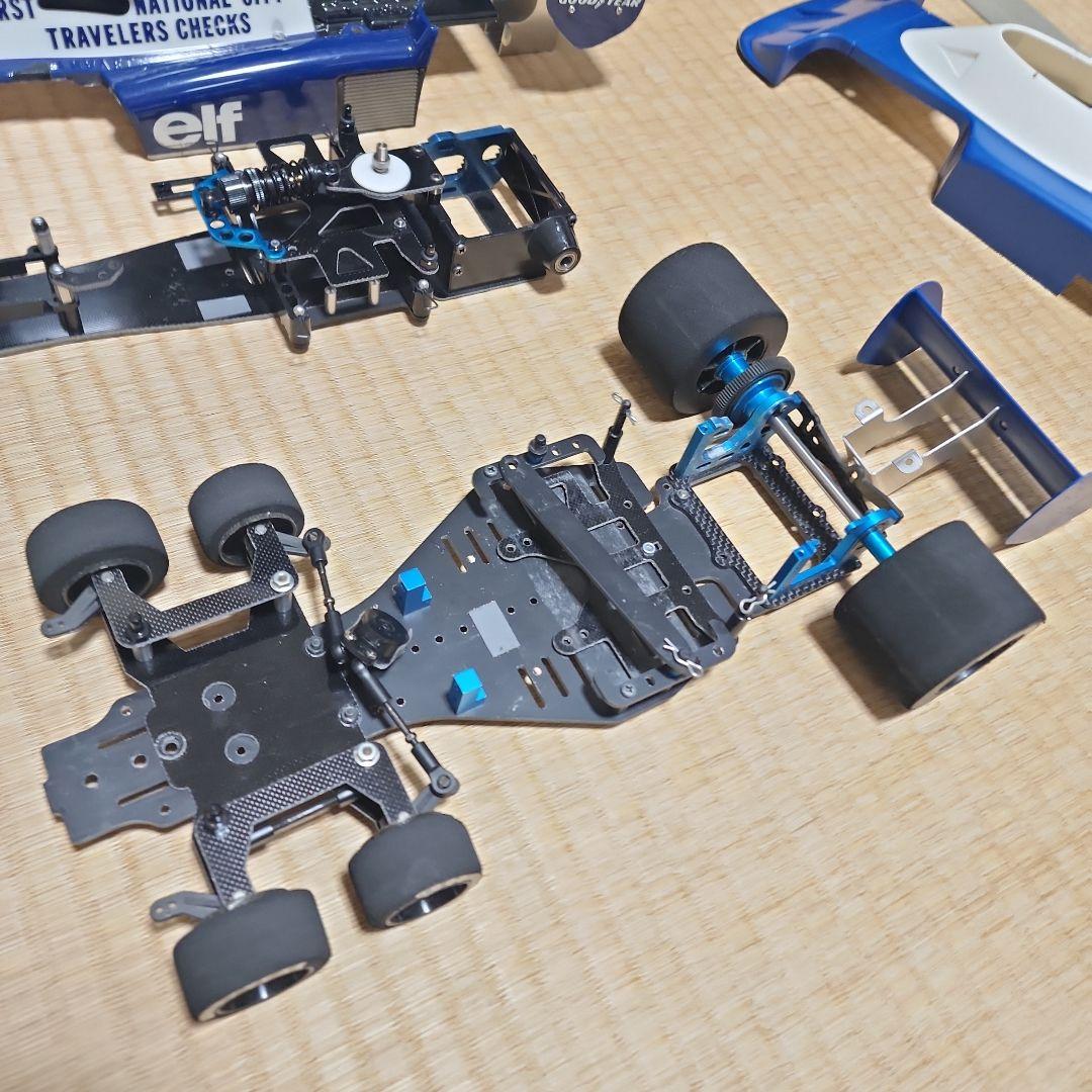 (ジャンク)タミヤTyrrell P34 ラジコンと改造シャーシ　NCNR