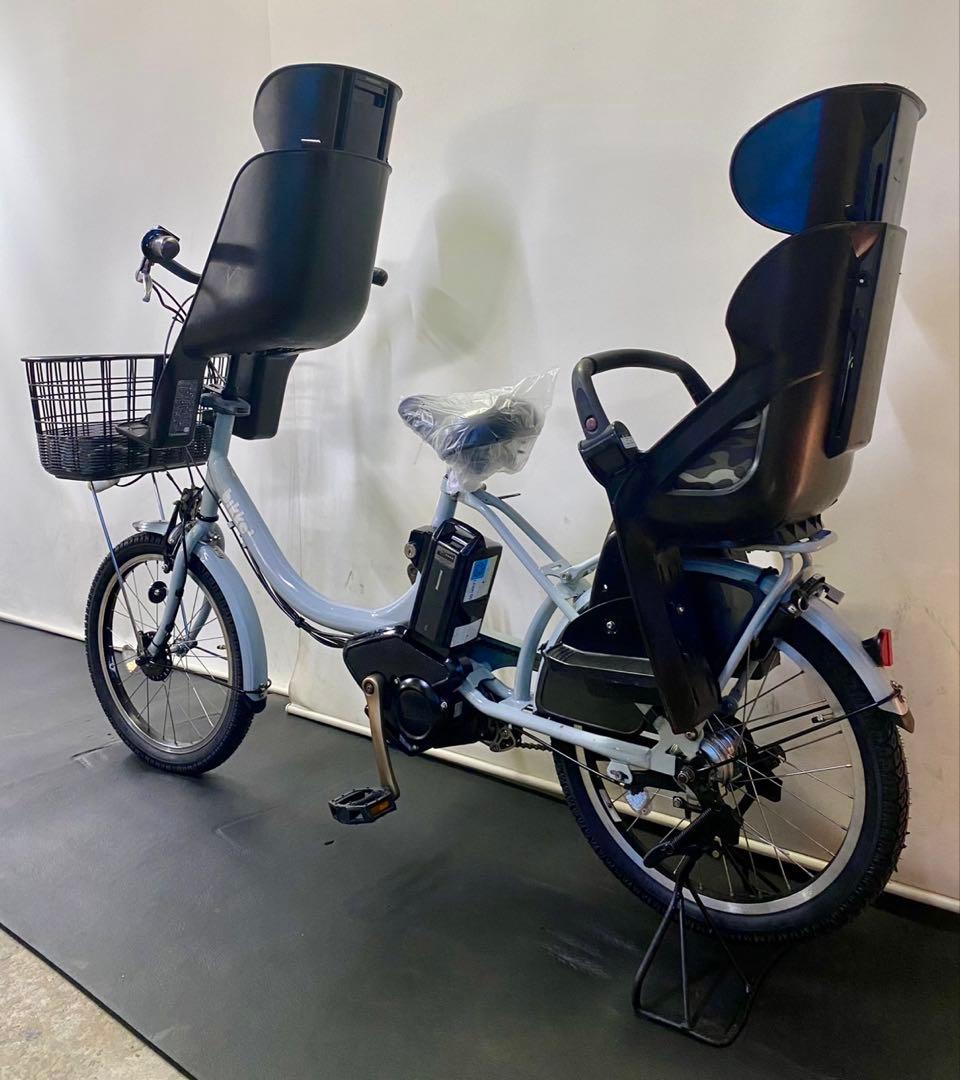 1年保証 送料無料　ブリヂストン　ビッケ2 20インチ　水色　電動アシスト自転車